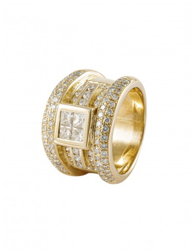 BAGUE MODERNE OR & DIAMANTS acheter en ligne